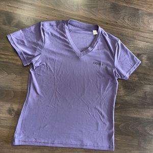 Purple adidas super breathable tshirt